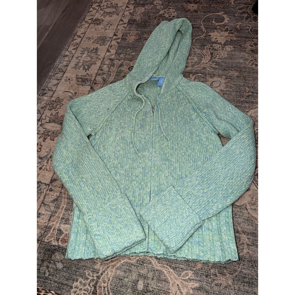 Vintage Y2K Next Era Blue Zip Up Sweater